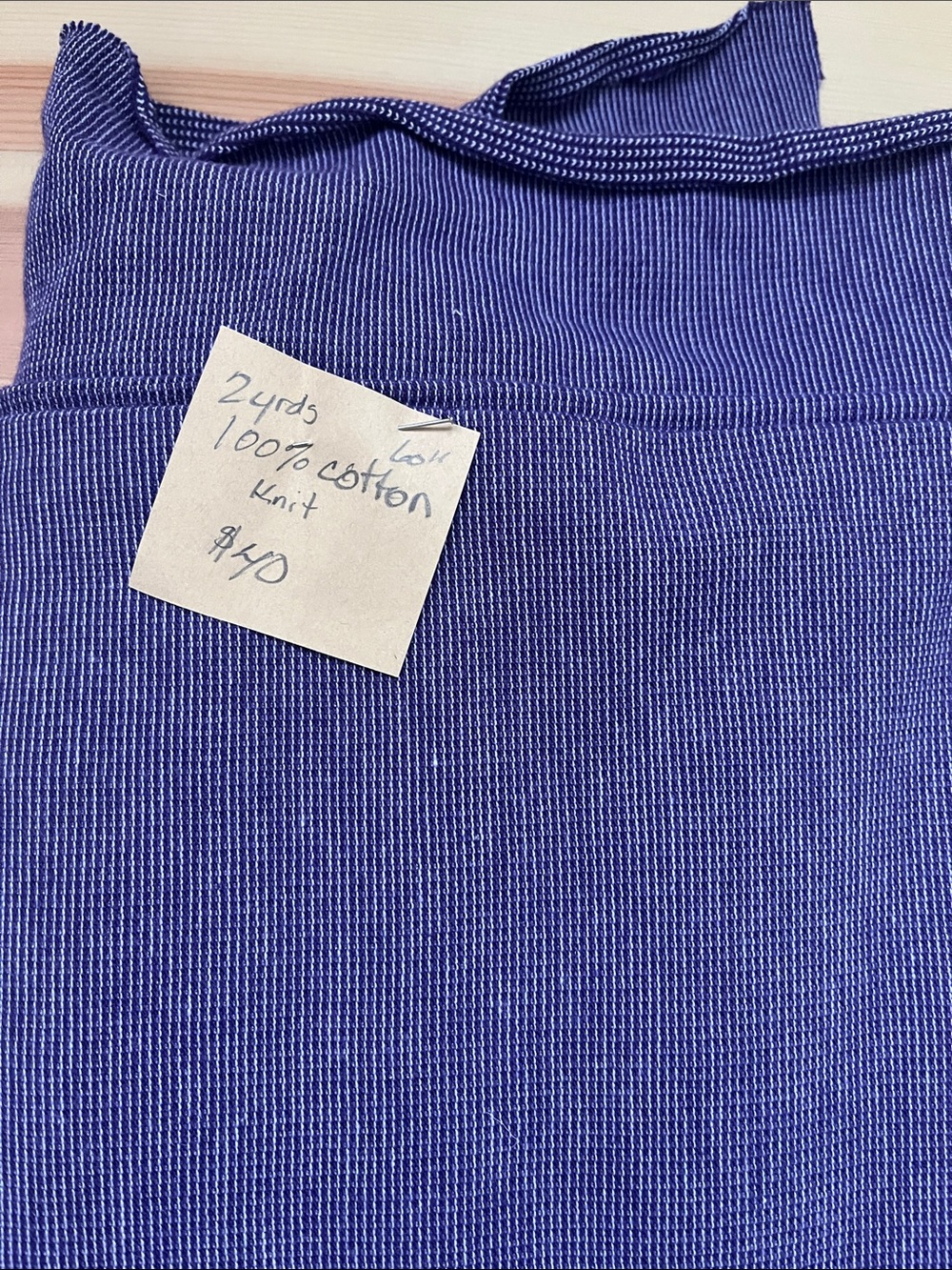 Purple Fabric piece 2 metres cotton